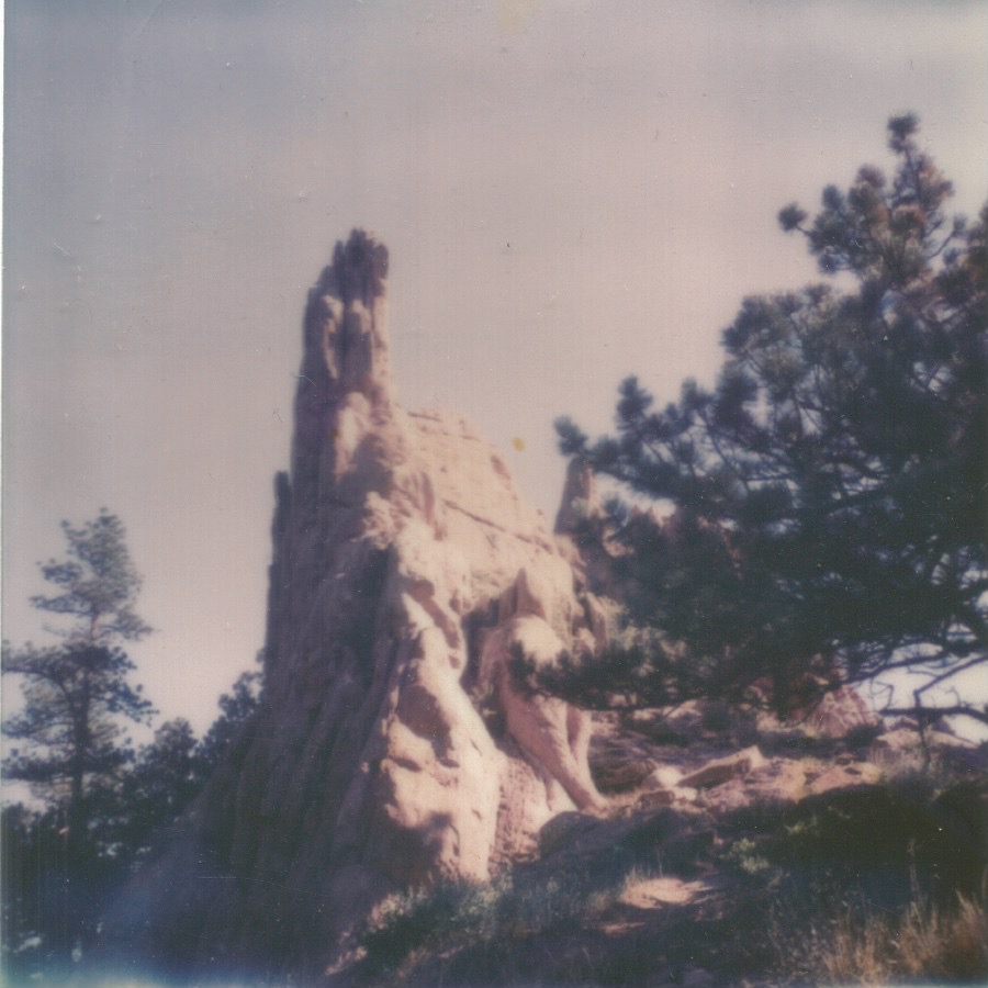 red rocks trail boulder, colorado july 21, 2013 impossible project
