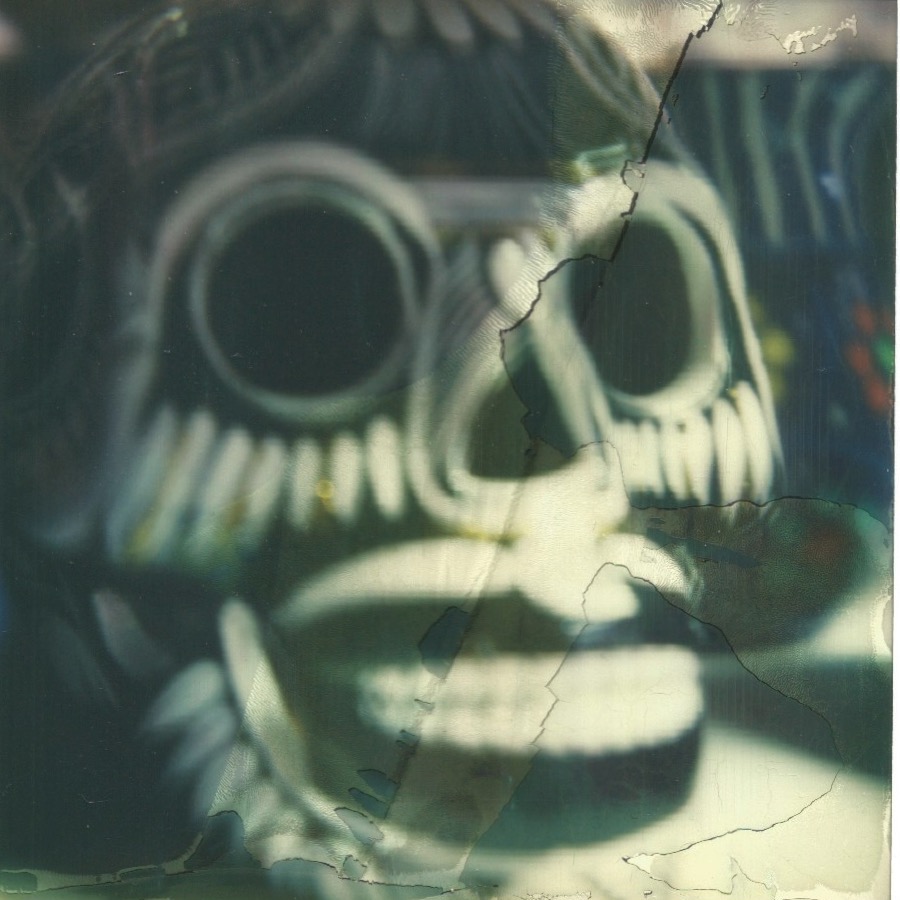 sugar skull before i purchased it puerto palomas, mexico february 19, 2017 impossible project