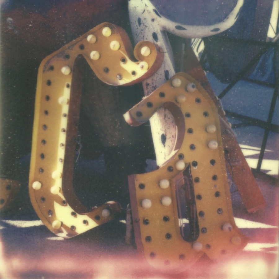 neon boneyard las vegas, nevada january 28, 2012 impossible project