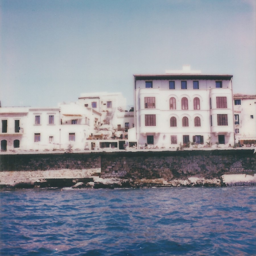 on the ionian sea ortigia, italy april 15, 2026 polaroid