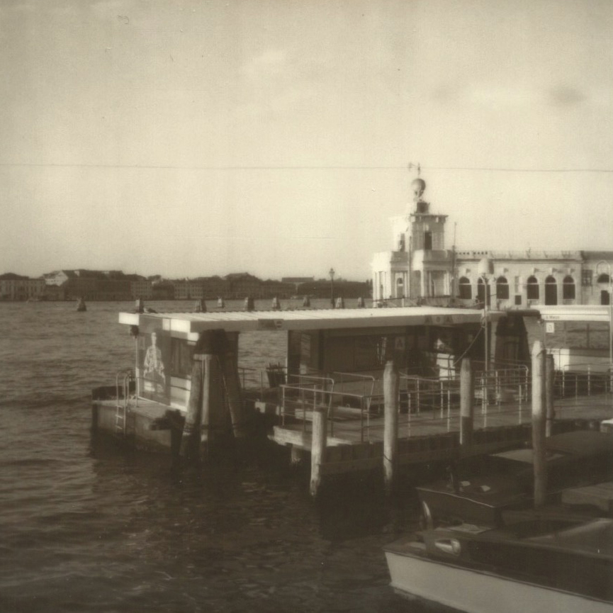 grand canal venice, italy august 20, 2022 polaroid