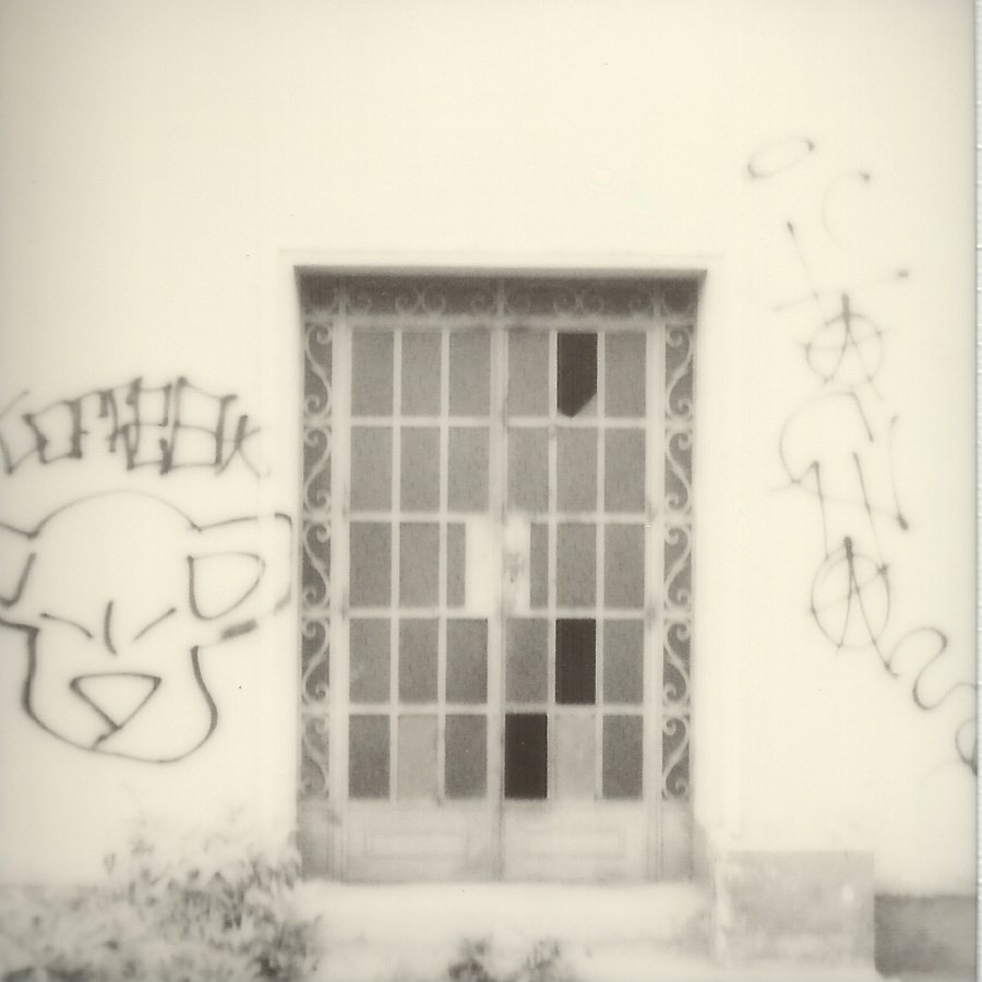 abandoned house in miraflores lima, peru november 20, 2022 polaroid