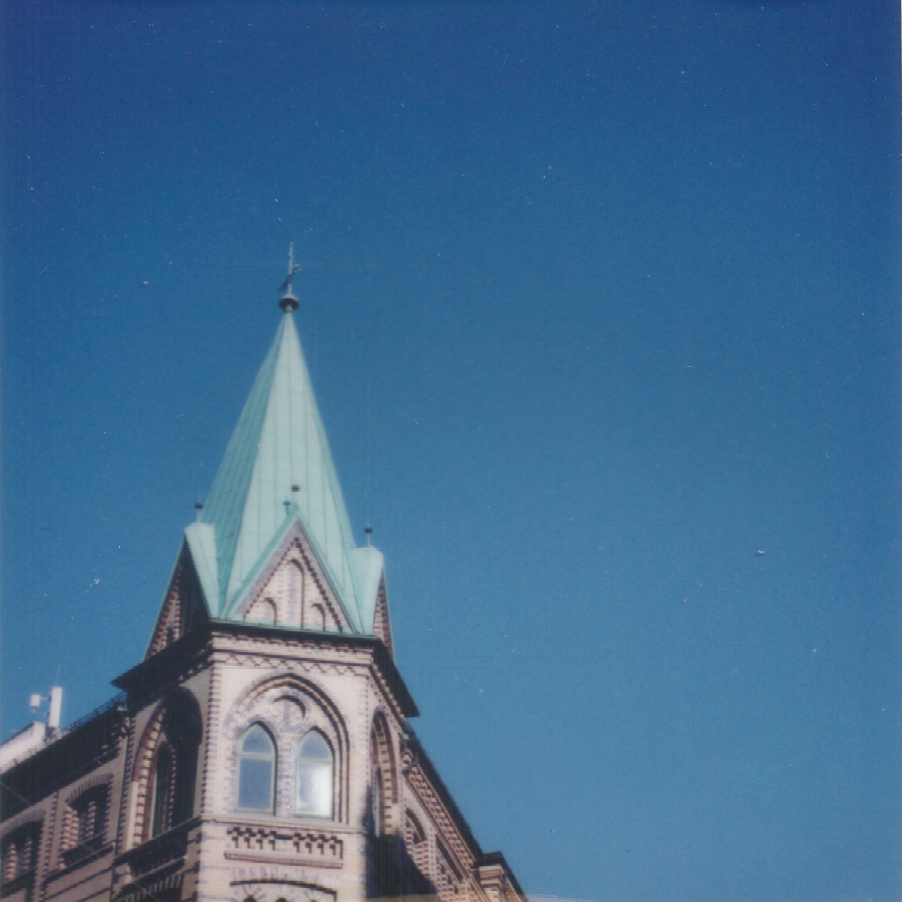 first (and best?) polaroid of the trip, my camera refurb is failing oslo, norway august 11, 2026 polaroid